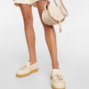 Chloe Leather Jamie Platform Shoes